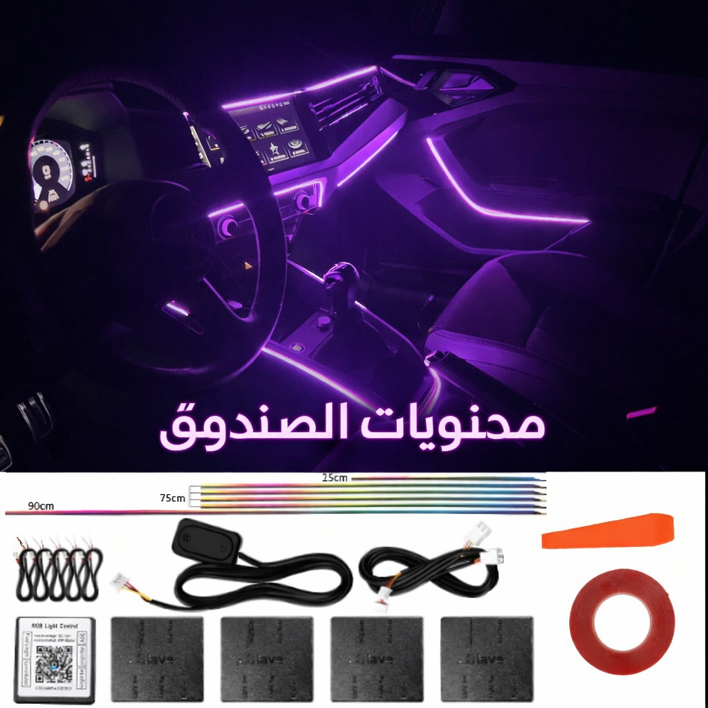 NeonFlow™ توصيل مباشر 12 فولت للسيارات